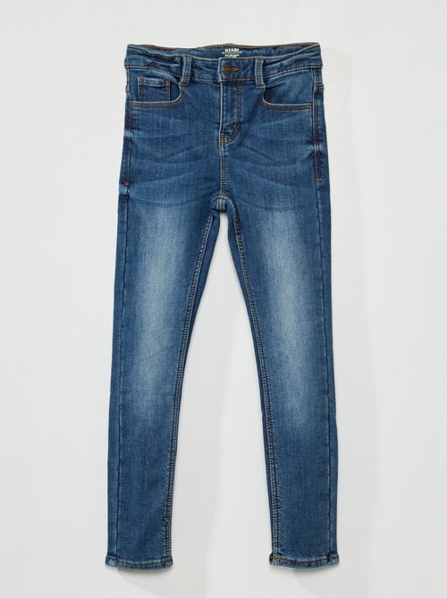 Calças de ganga skinny com cintura ajustável - Kiabi