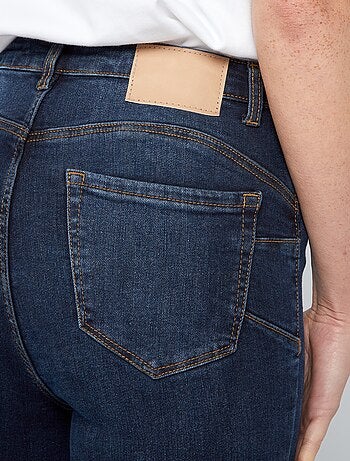 Calças de ganga skinny com cintura subida - L28