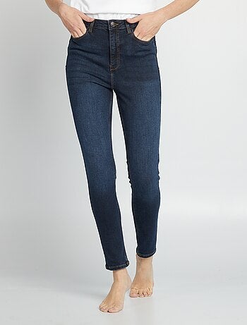 Calças de ganga skinny com cintura subida - L32
