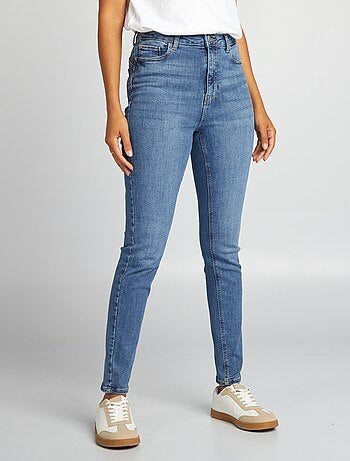 Calças de ganga skinny com cintura subida - L32