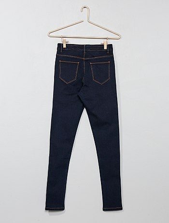 Menina 10-18 anos - Calças de ganga skinny com cintura subida - Kiabi