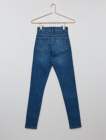 Calças de ganga skinny com cintura subida - Kiabi