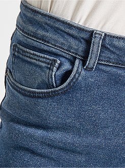 Calças de ganga skinny com cintura subida - Kiabi