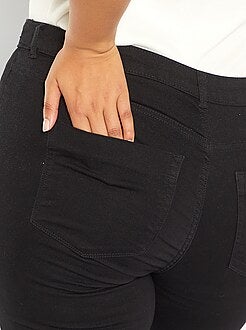 Calças de ganga skinny com cintura subida de conceção ecológica - Kiabi