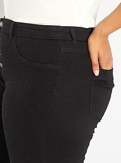 Calças de ganga skinny com cintura subida de conceção ecológica - Kiabi