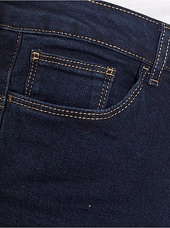 Calças de ganga skinny com cintura subida e comprimento US 32 de conceção ecológica - Kiabi