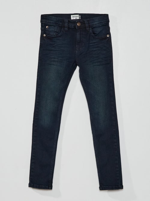 Calças de ganga skinny com cintuura ajustável - Kiabi