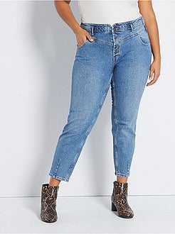 Calças de ganga skinny com corte em V - Kiabi