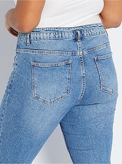 Calças de ganga skinny com corte em V - Kiabi