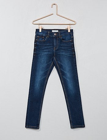 Calças de ganga skinny com efeito desbotado - Kiabi