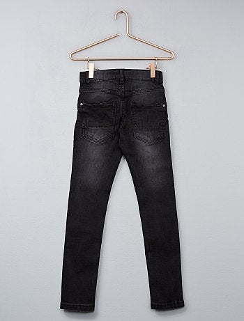 Calças de ganga skinny com efeito desbotado - Kiabi