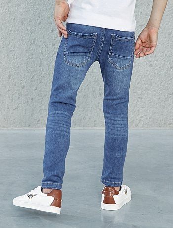 Calças de ganga skinny com efeito desbotado - Kiabi