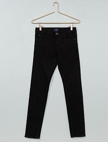 Calças de ganga skinny com efeito plissado - Kiabi