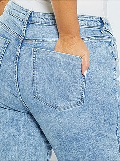 Calças de ganga skinny destroy - Kiabi