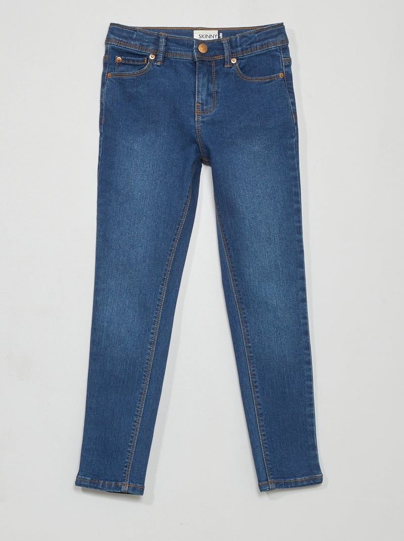 Calças de ganga skinny 'eco-conception' AZUL - Kiabi