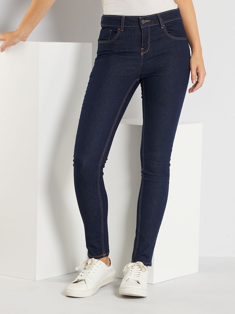 Calças de ganga skinny elásticas Azul Black - Kiabi