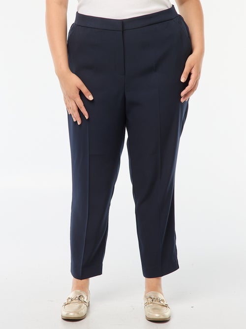 Calças de ganga skinny fit/corte muito justo com cós elástico - Kiabi