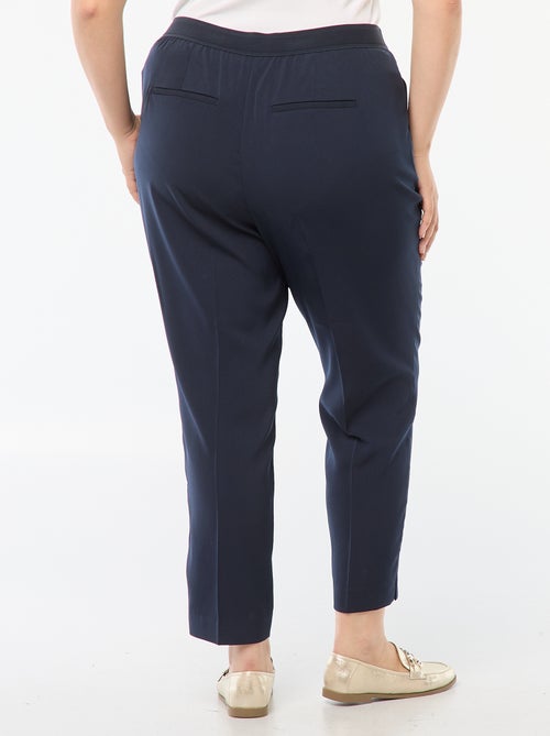 Calças de ganga skinny fit/corte muito justo com cós elástico - Kiabi