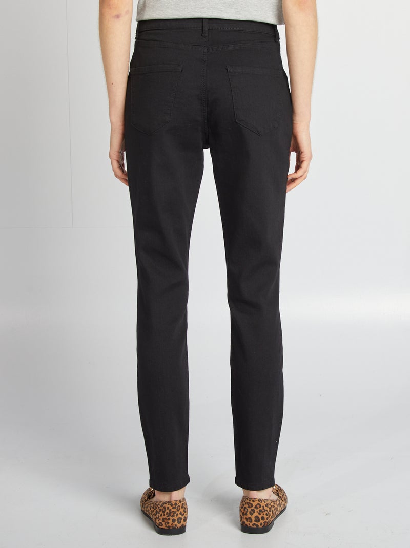 Calças de ganga skinny fit/corte muito justo Preto - Kiabi