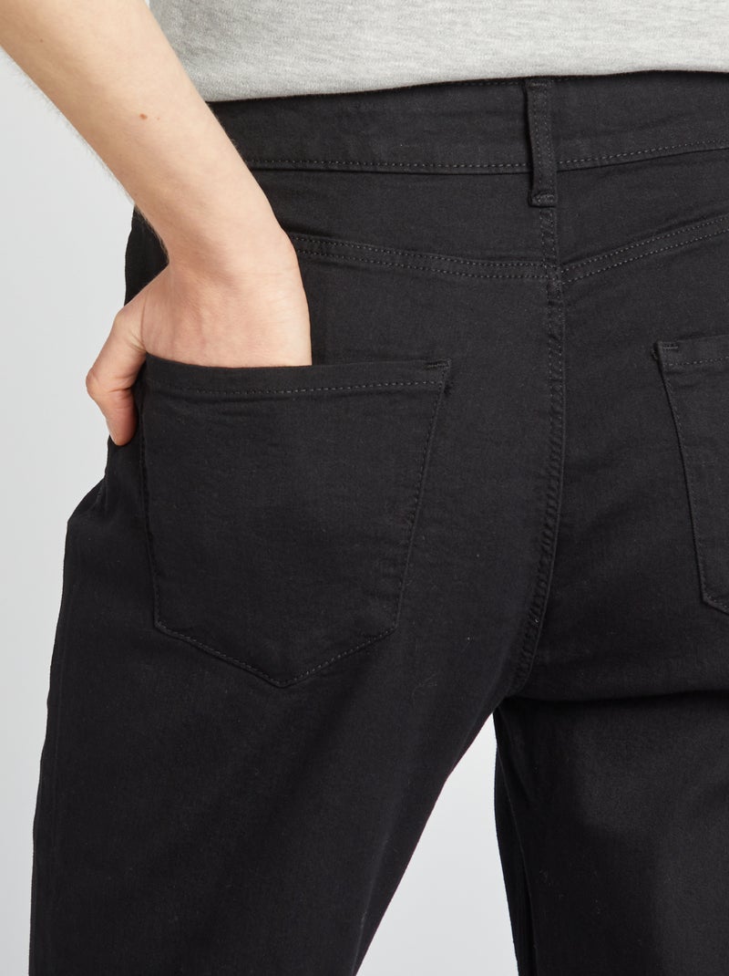 Calças de ganga skinny fit/corte muito justo Preto - Kiabi