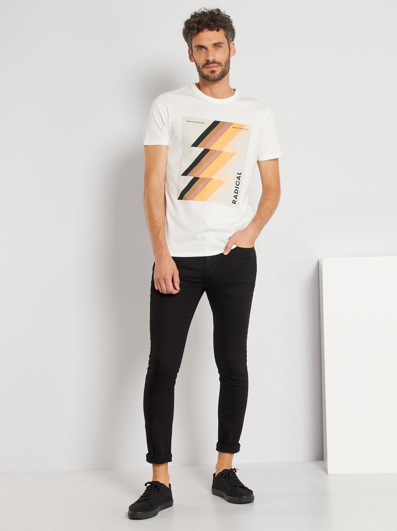 Calças de ganga skinny L30 PRETO - Kiabi
