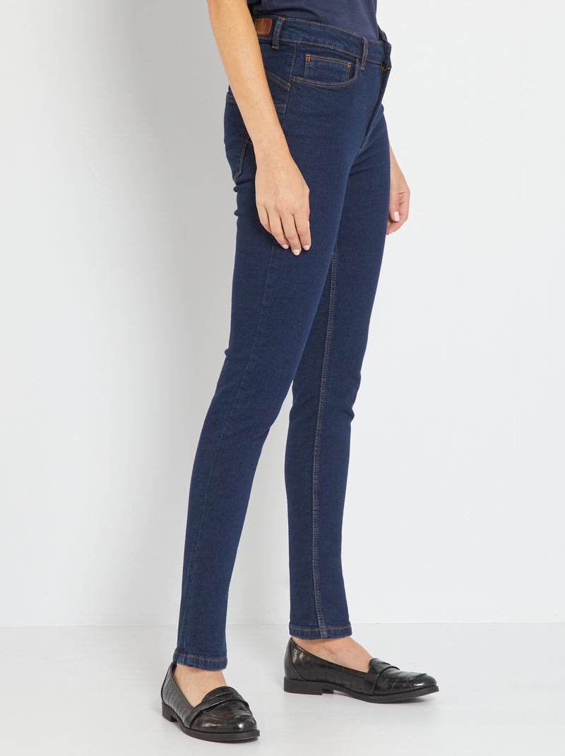 Calças de ganga skinny L34 AZUL - Kiabi