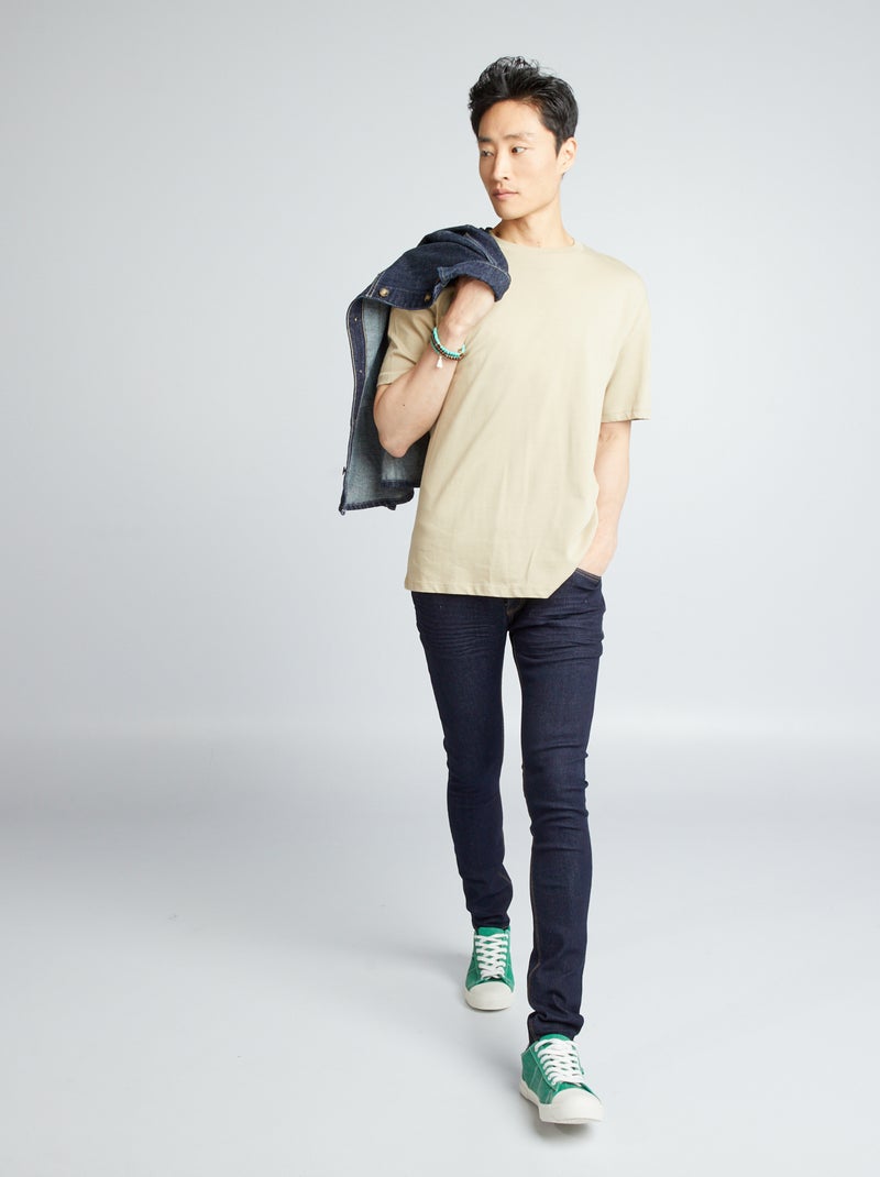 Calças de ganga skinny L34 AZUL - Kiabi