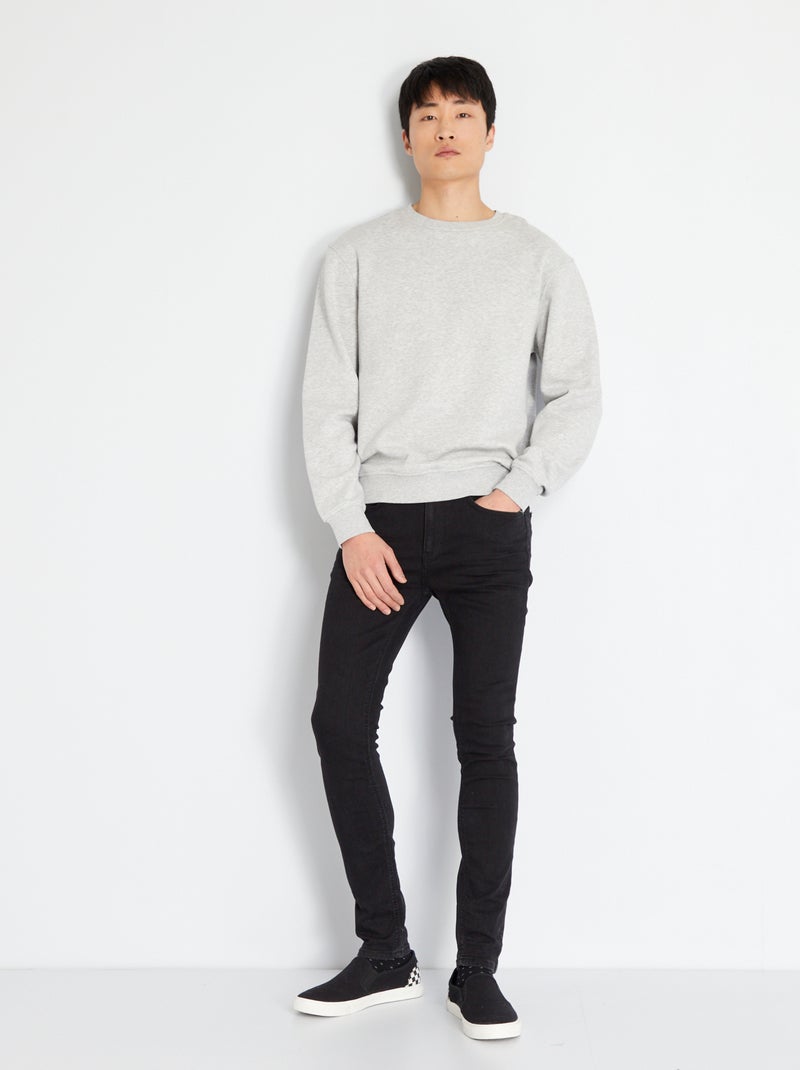 Calças de ganga skinny L34 PRETO - Kiabi