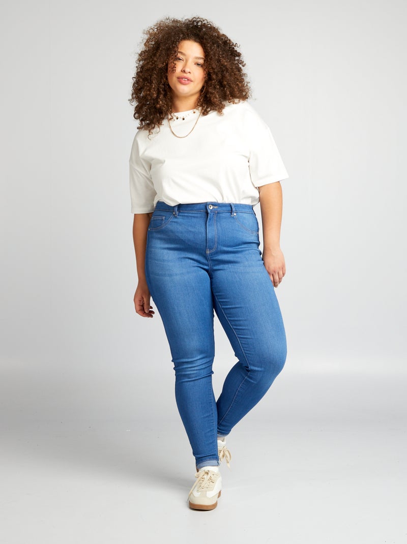 Calças de ganga skinny 'Only Carmakoma' AZUL - Kiabi