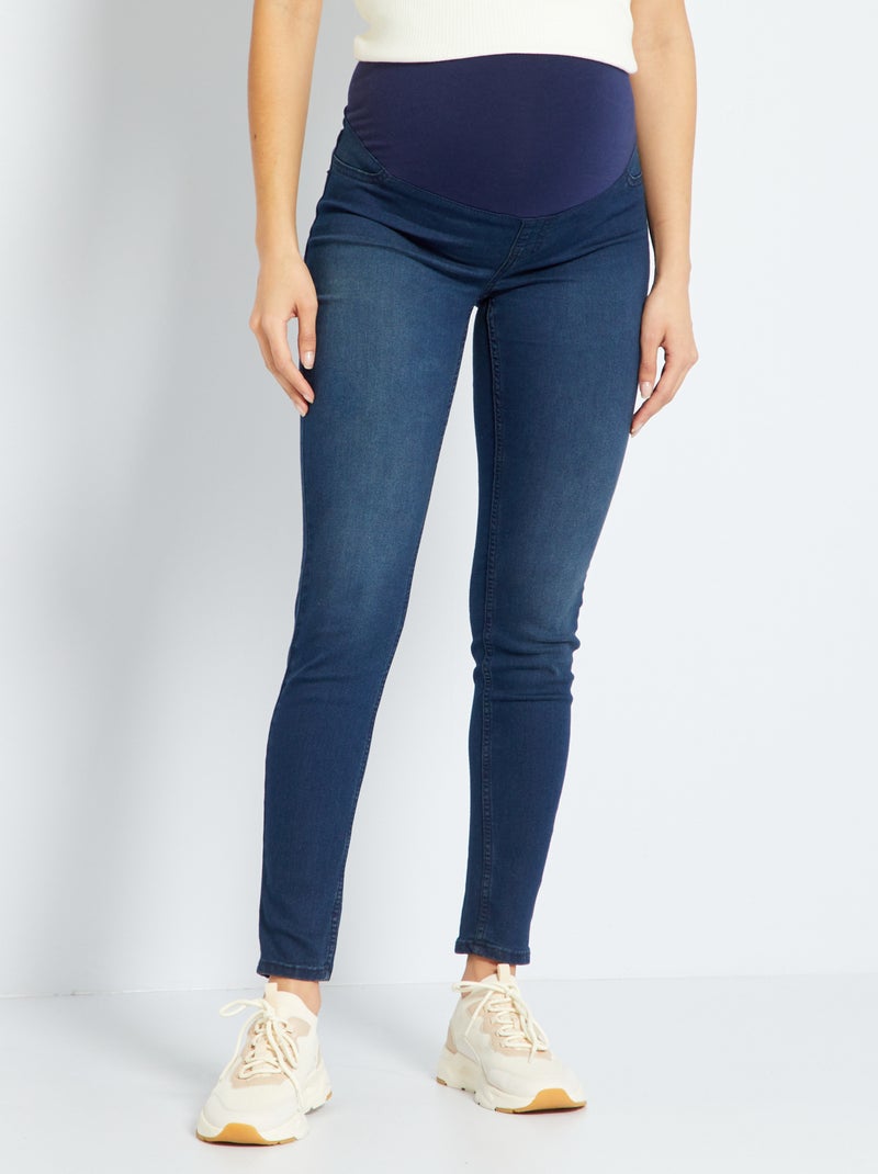 Calças de ganga skinny pré-mamã AZUL - Kiabi