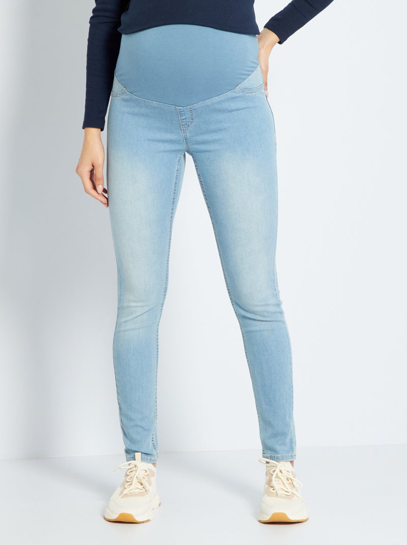 Calças de ganga skinny pré-mamã Azul - Kiabi