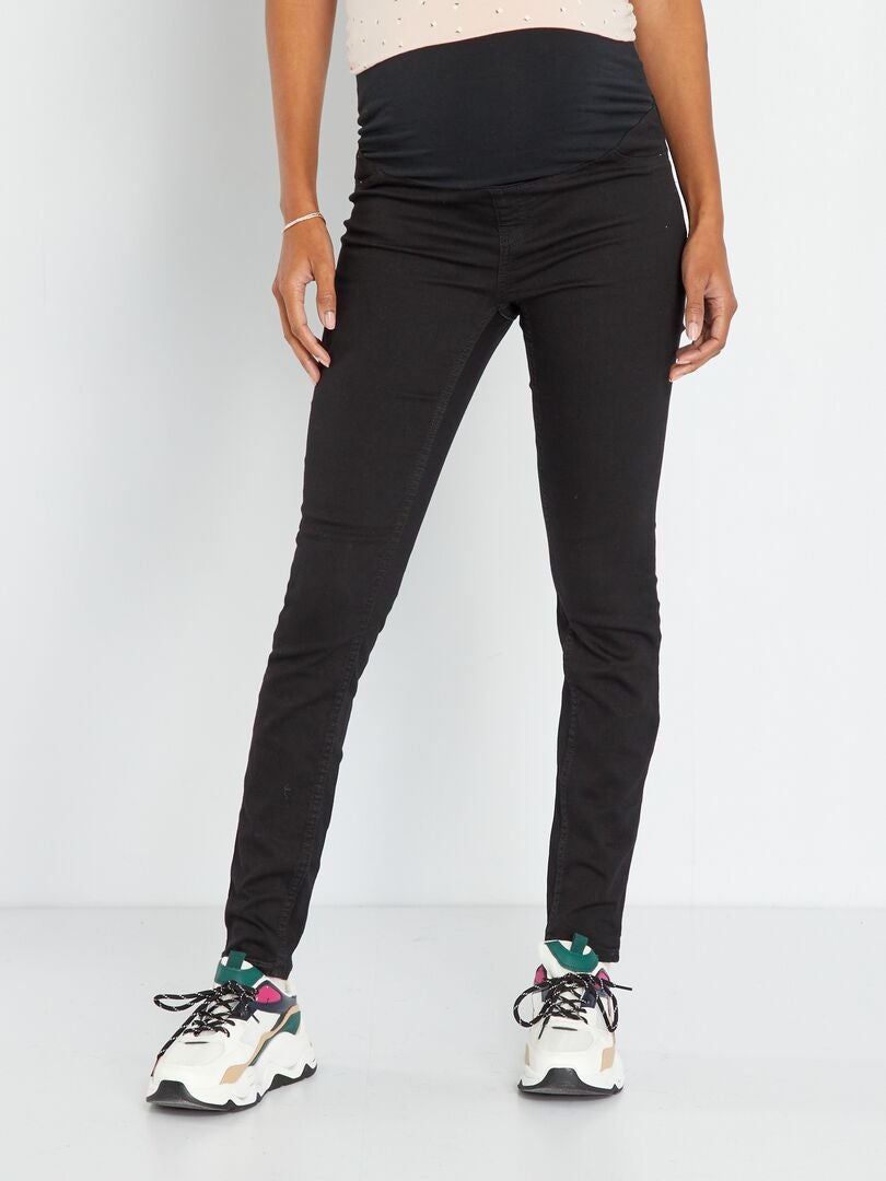 Calças de ganga skinny pré-mamã PRETO - Kiabi