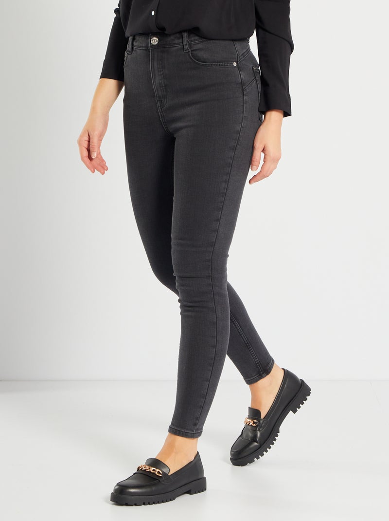 Calças de ganga skinny PRETO - Kiabi