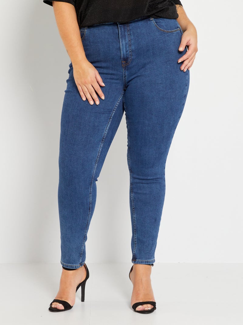 Calças de ganga skinny push-up AZUL - Kiabi