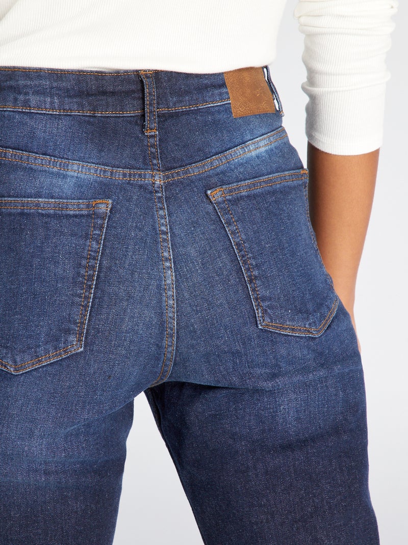 Calças de ganga slim - 28L AZUL - Kiabi