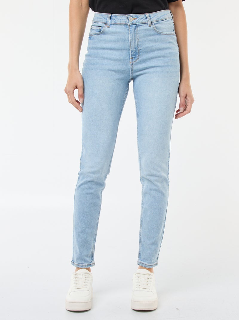 Calças de ganga slim - 28L Azul - Kiabi