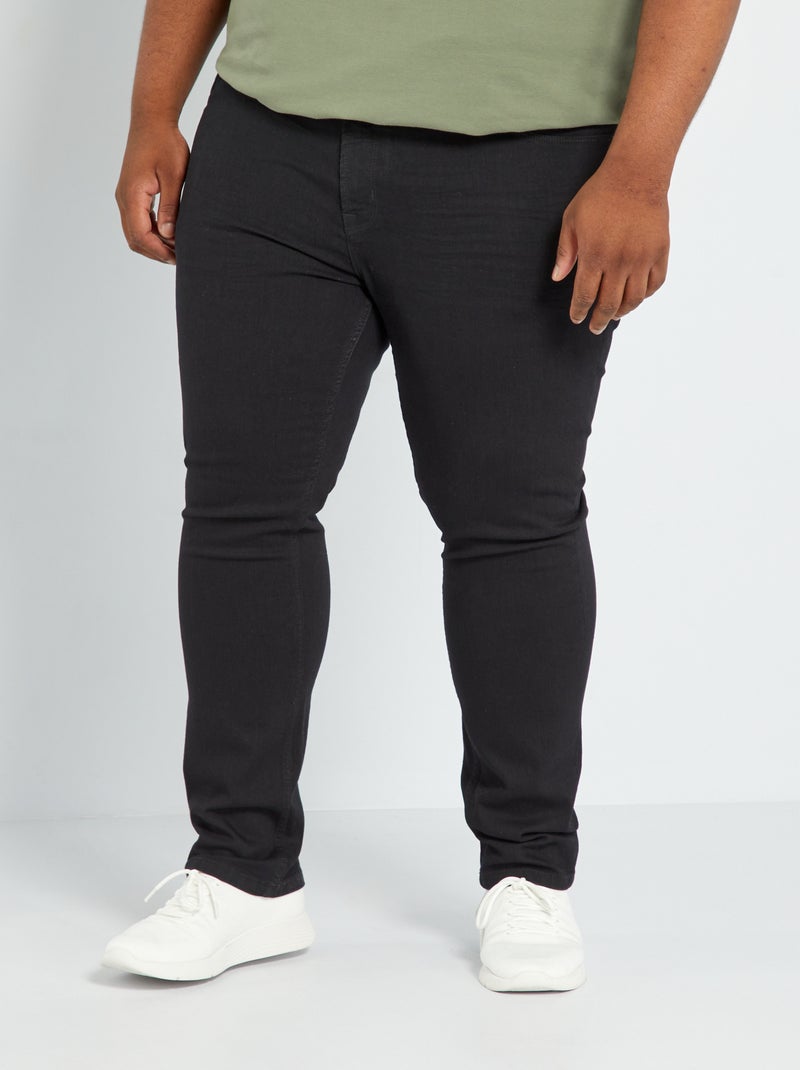 Calças de ganga slim - 30L PRETO - Kiabi