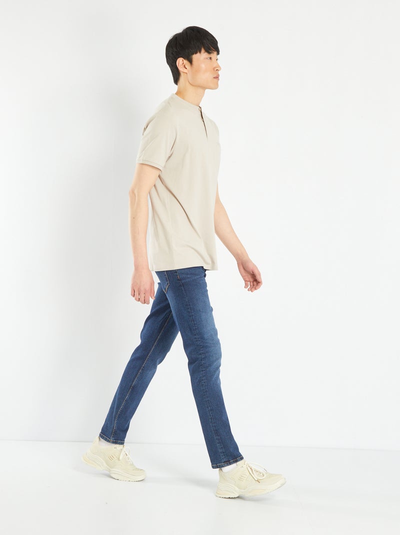 Calças de ganga slim - L30 AZUL - Kiabi