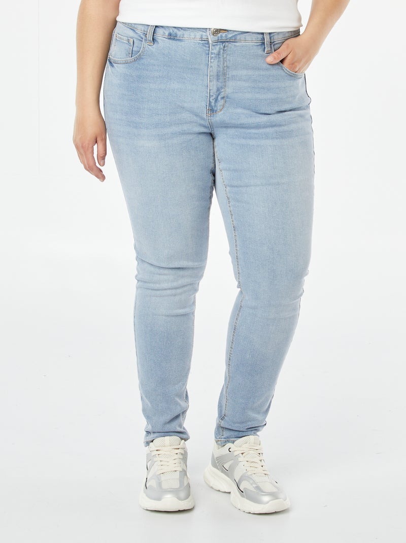Calças de ganga slim - L30 AZUL - Kiabi