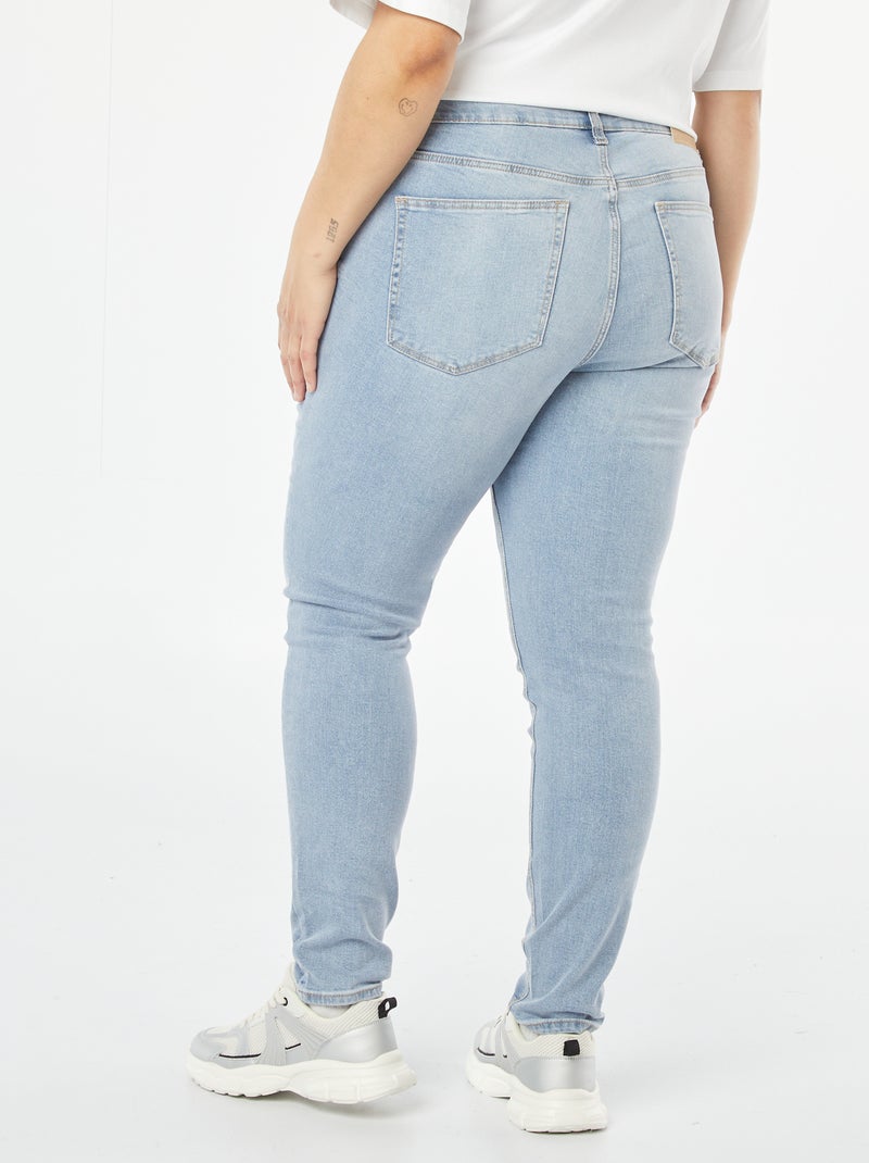 Calças de ganga slim - L30 AZUL - Kiabi