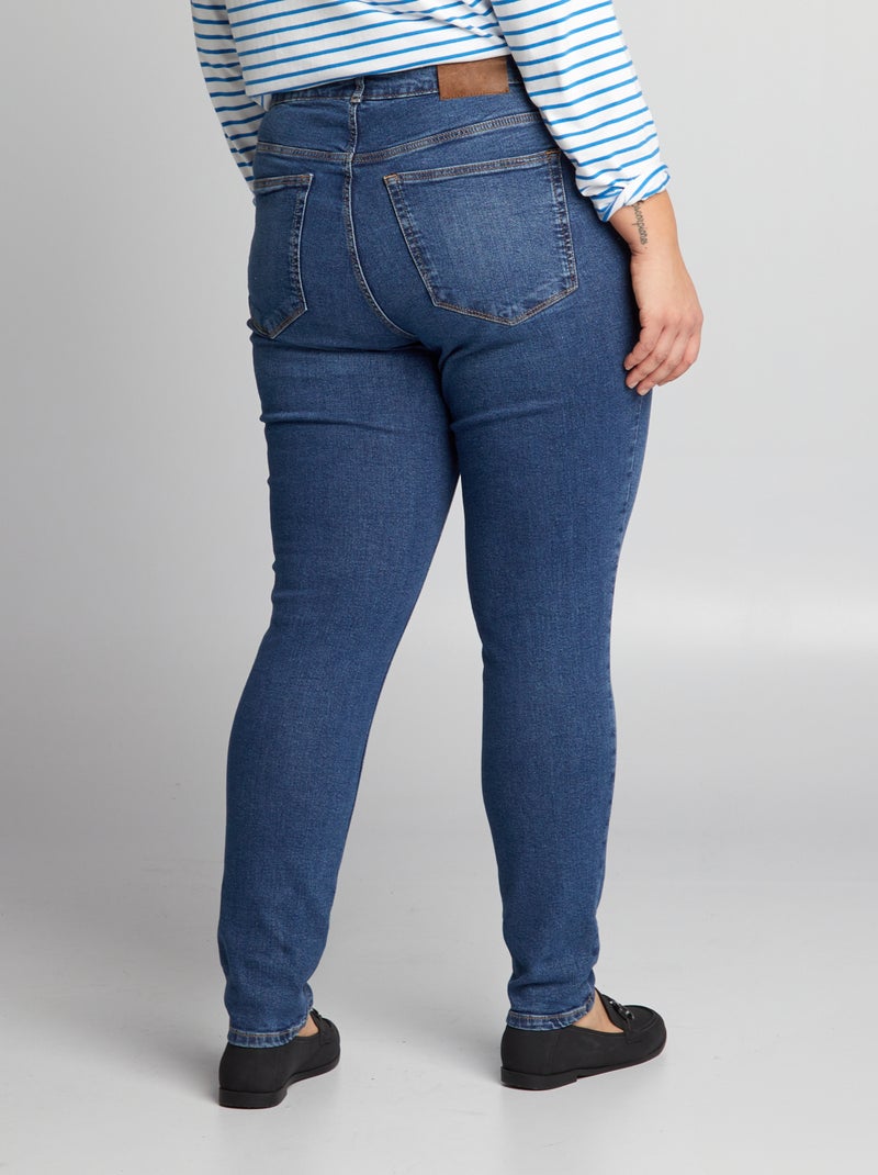 Calças de ganga slim - L30 AZUL - Kiabi