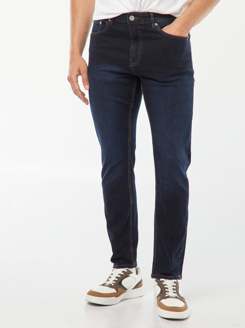 Calças de ganga slim  - L30 AZUL - Kiabi