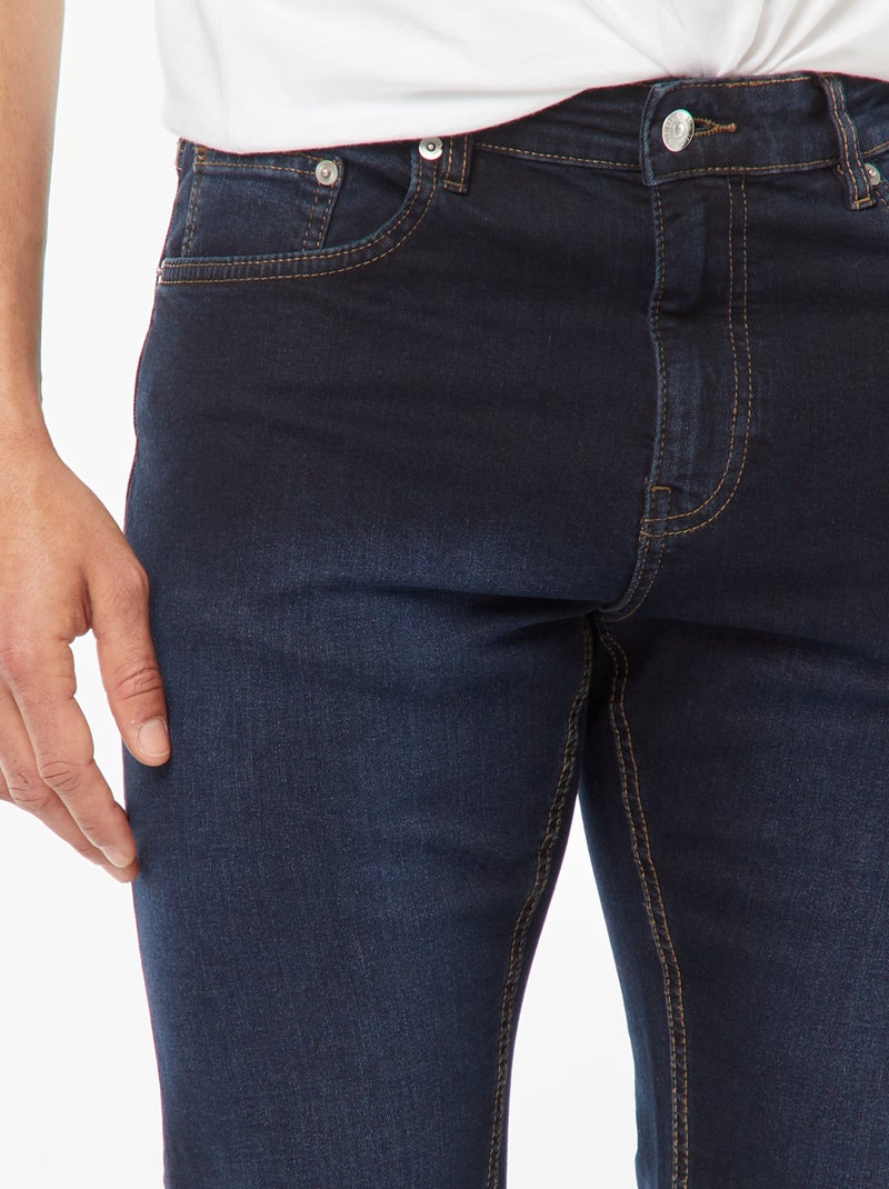 Calças de ganga slim  - L30 AZUL - Kiabi