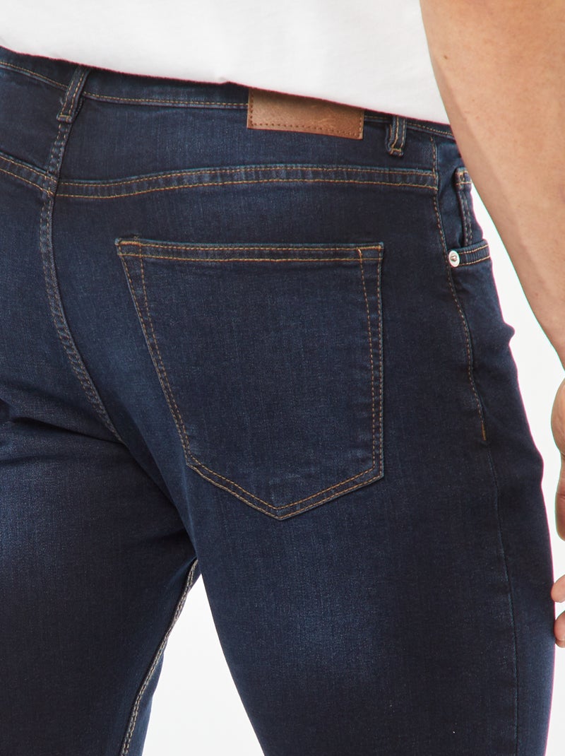 Calças de ganga slim  - L30 AZUL - Kiabi