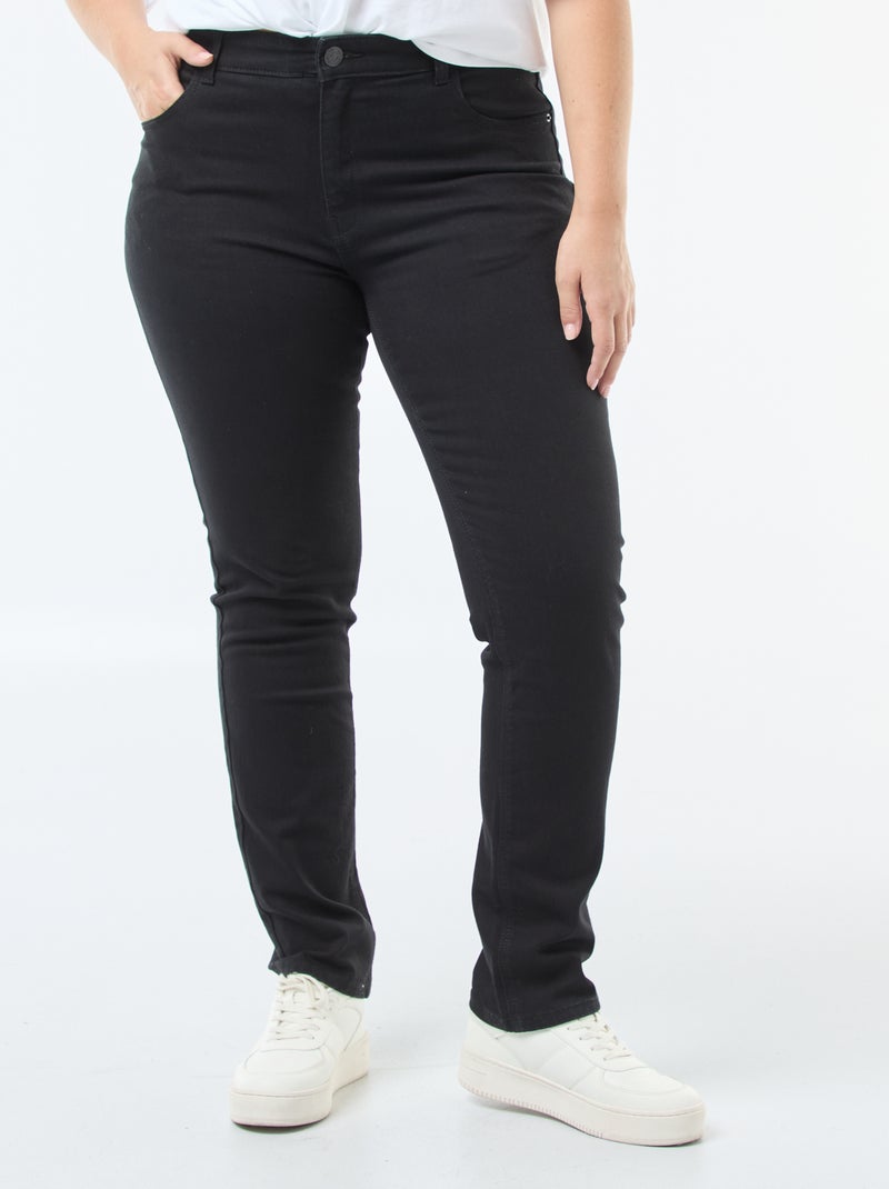 Calças de ganga slim - L30 PRETO - Kiabi
