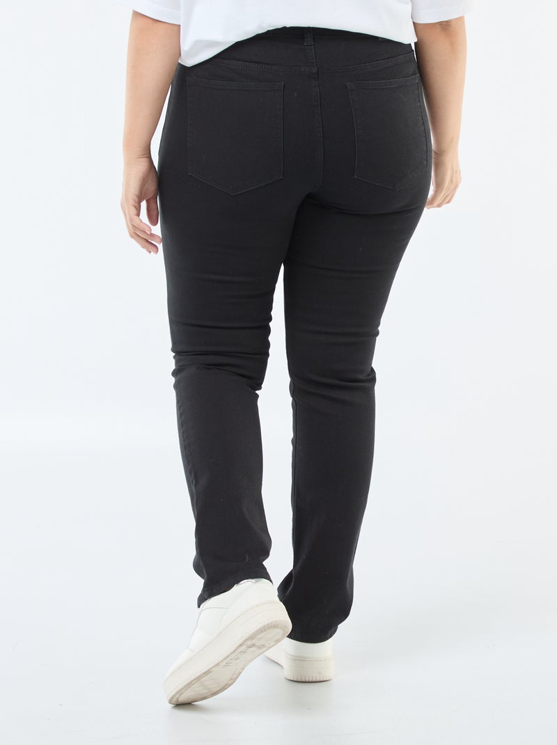Calças de ganga slim - L30 PRETO - Kiabi