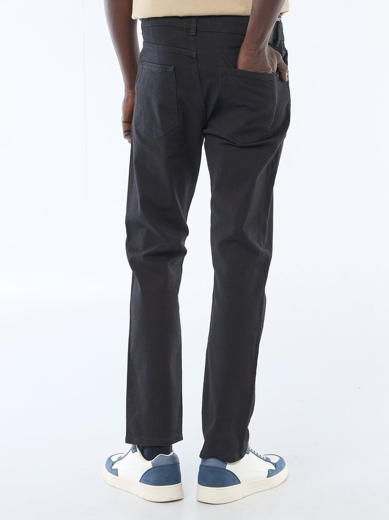 Calças de ganga slim  - L30 PRETO - Kiabi