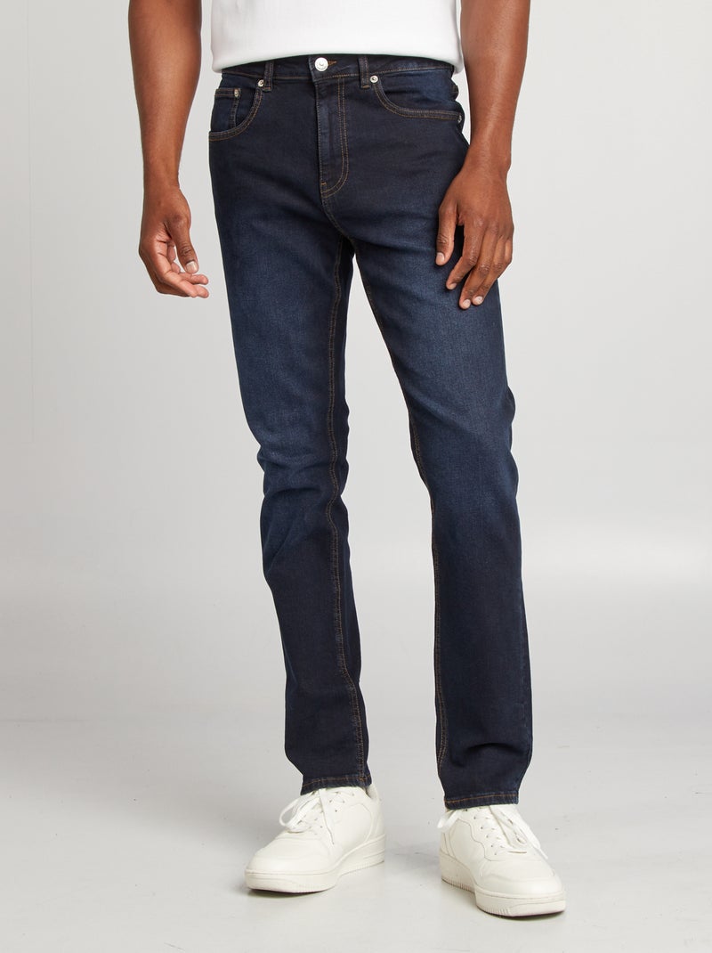 Calças de ganga slim  - L32 AZUL - Kiabi