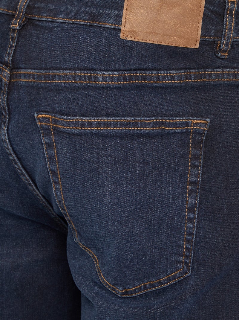 Calças de ganga slim  - L32 AZUL - Kiabi