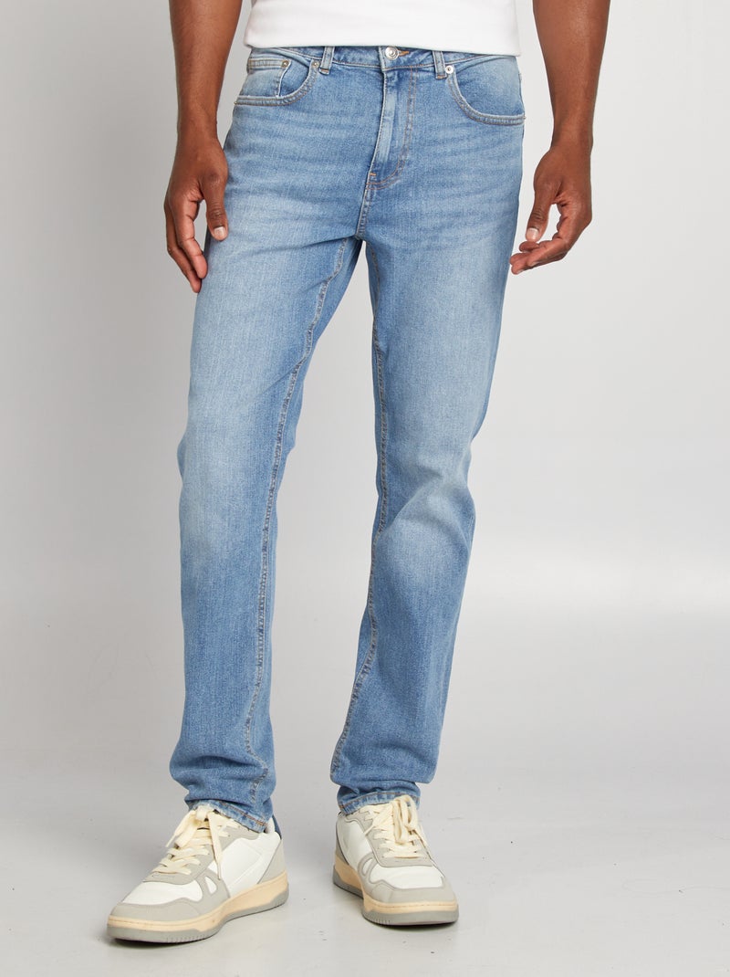 Calças de ganga slim  - L32 AZUL - Kiabi